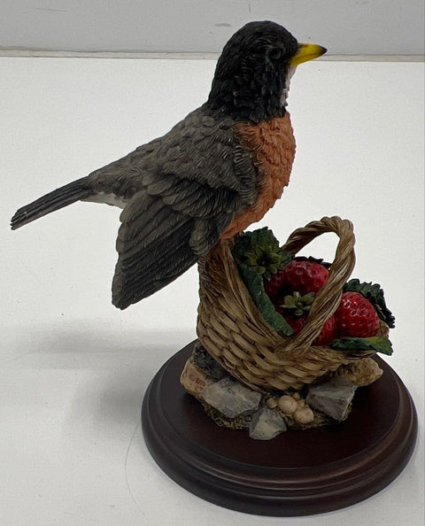 Country Artists American Robin Bird Figurine 01334 Hand Painted 5 Inch Vintage