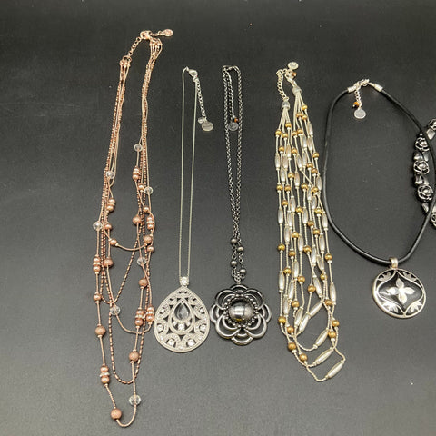 Liz Claiborne Liz & Co Vintage Jewelry Lot 9pc Necklaces Earrings NWT