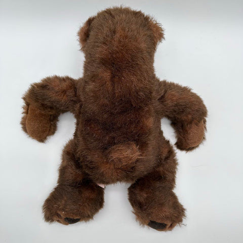 Russ Berrie Timber Teddy Bear Plush Stuffed Animal 16 Inch Vintage Brown
