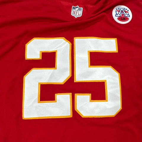 Nike Men's NFL Jersey Kansas City Chiefs Clyde Edwards-Helaire 25 Red NWT 4XL
