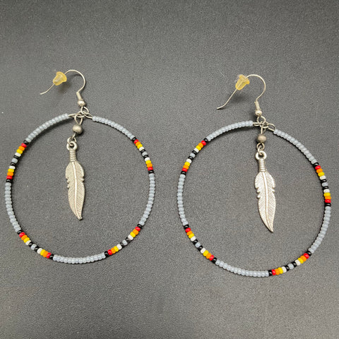 Native American Style Beaded Earrings Lot 6 Pairs Handcrafted Boho Jewelry