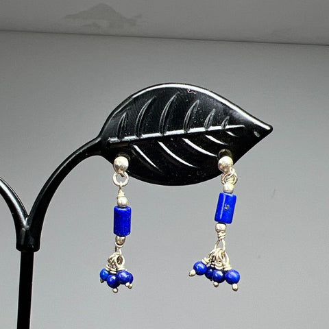 925 Sterling Silver Dangle Earrings 15.2g 4 Pair