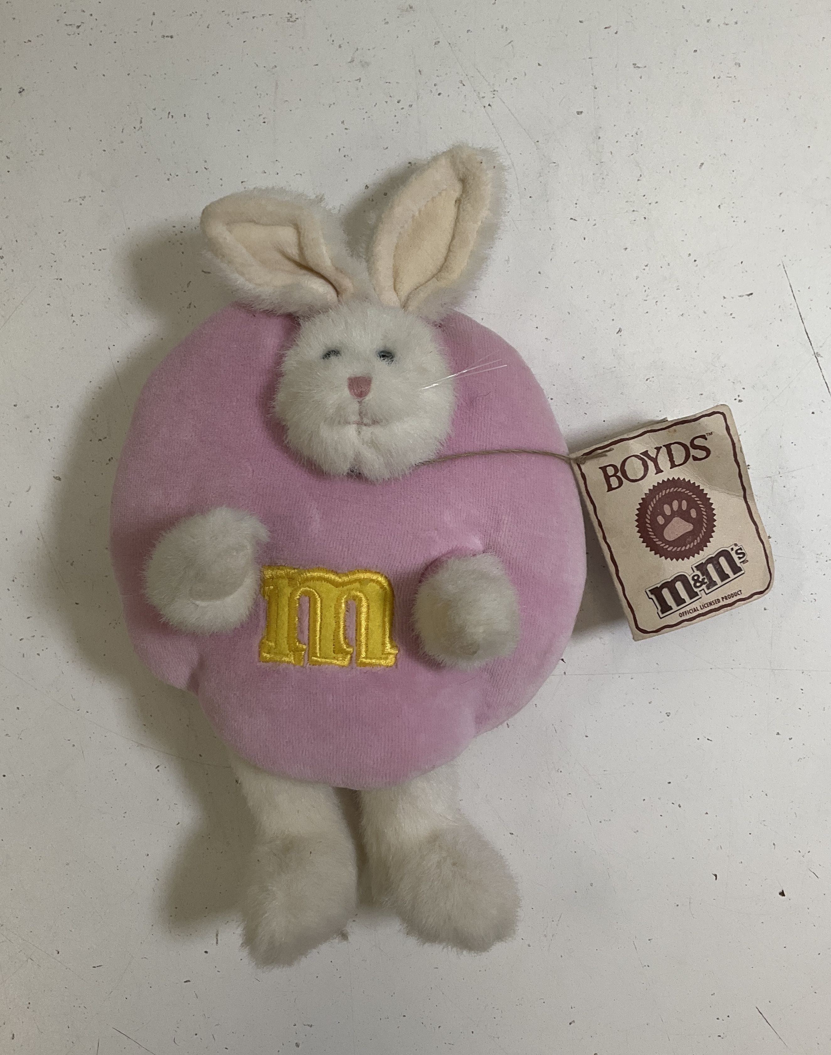 Vintage Boyds Collection M&M's Plush Bunny Lot 3 Easter Collectible Toys