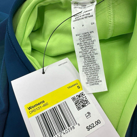 Nike Women's Sports Bra Top Lot 2 NWT Black Nike Air Blue Jordan Dri-FIT Sz S