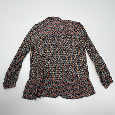 Anthropologie Maeve Boho Blouse & High Rise Tapered Pants Set Women's Size 6