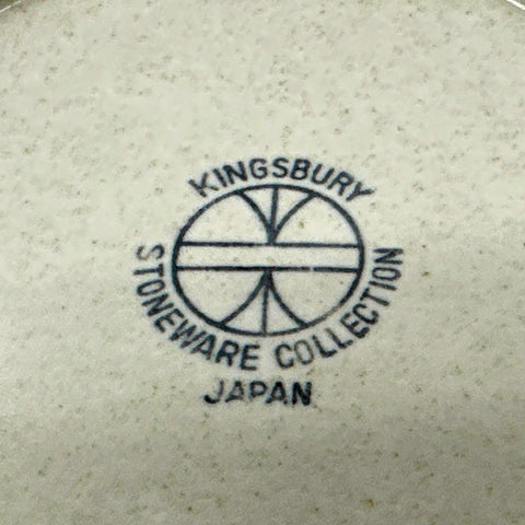 Kingsbury Stoneware Collection Japan Mug and Saucer Set 15 Piece Beige Brown