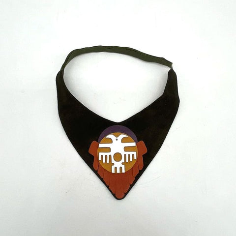 Vintage 1990 Collar Mate Southwest Thunderbird Bib Accessory Made in USA