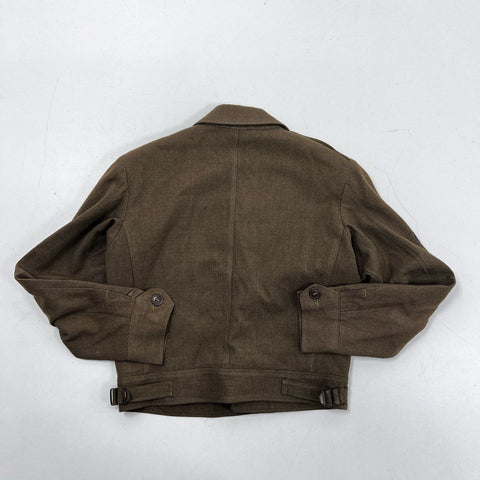Vintage 1949 US Army Ike Jacket Wool Field Uniform Olive Drab Sz 34S