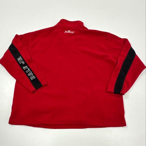 Vintage Dale Jr #8 Budweiser NASCAR Winners Circle Fleece 1/4 Zip Pullover Sz L