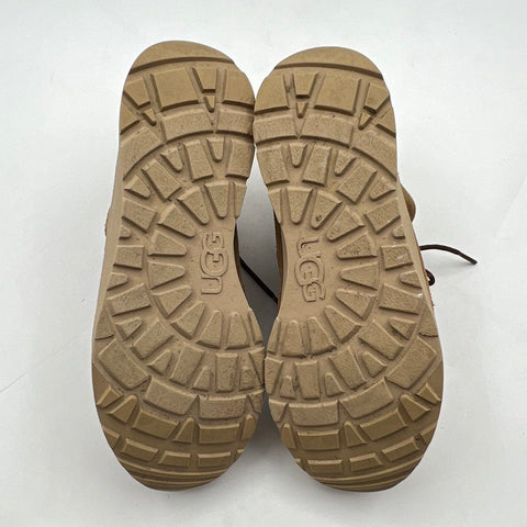 UGG Highland Heritage Chestnut Suede Chukka Sneakers Youth Size 6
