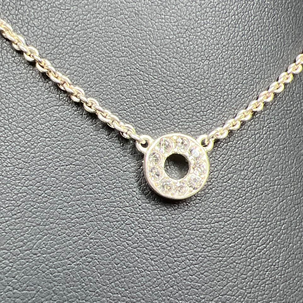 Roberta Chiarella Silver tone rhinestone Necklace & Earrings Set