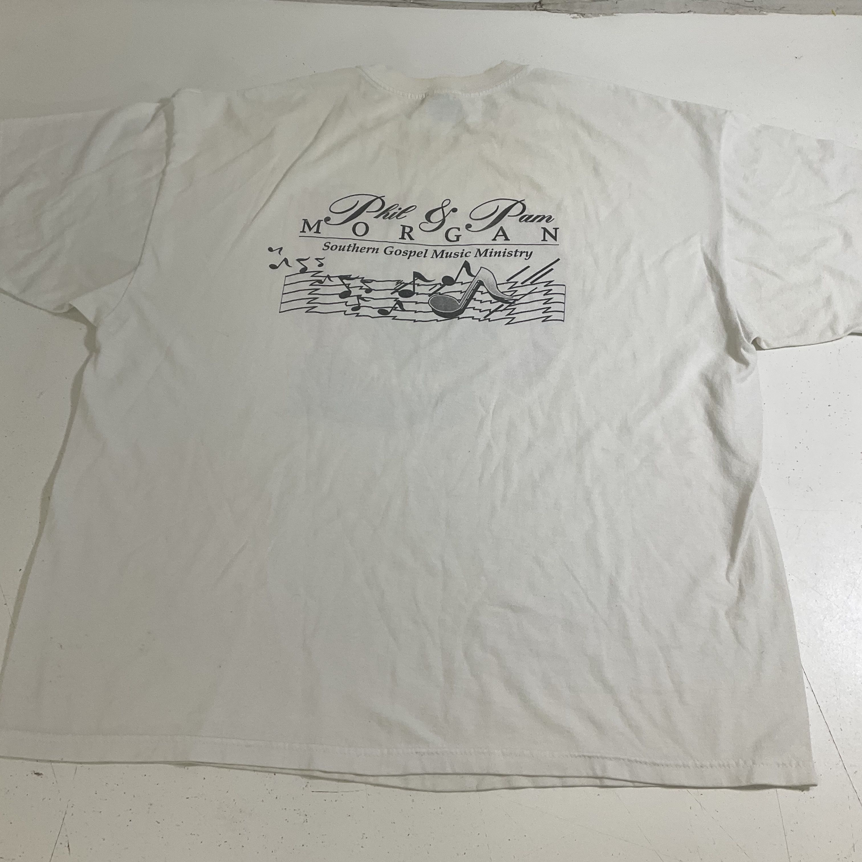 Vintage 90s Jesus The Way Truth Life T Shirt Phil & Pam Morgan Gospel Music XL