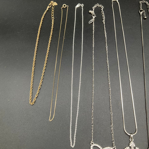 Lia Sophia AEO Fashion Costume Jewelry Lot 15 Necklaces Cross Love Infinity