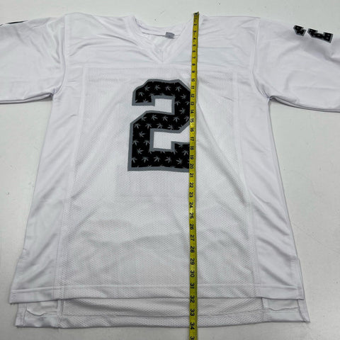 JaMarcus Russell Autographed Football Jersey White Marijuana Print Sz XL COA