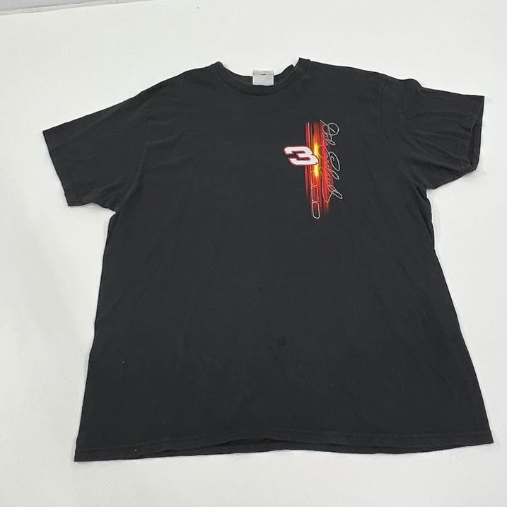 VTG Men's Winner's Circle Dale Earnhardt Jr 3 Racing Black T-shirt - Size XL