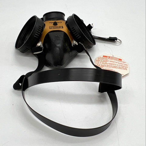 MSA Comfo Classic Half-Mask Respirator Face Mask Black Gold NWT Sz L
