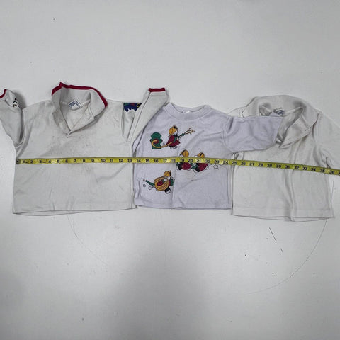 Vintage 90s Kids Clothing Lot Disney Lee Mickey Mouse Graphics Sz 24M 2Y
