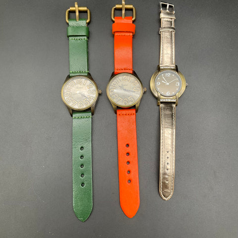 Lot of 7 Geneva Women's Fashion Watches Wrap Bracelet Studded Beaded