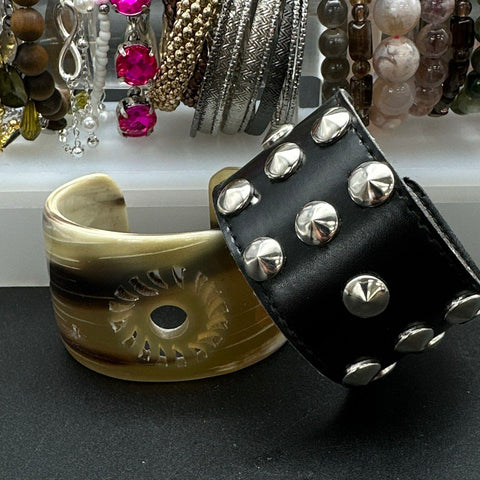 Mixed Costume Jewelry Lot Bracelets Bangles Beaded Rhinestone Cross Cuff