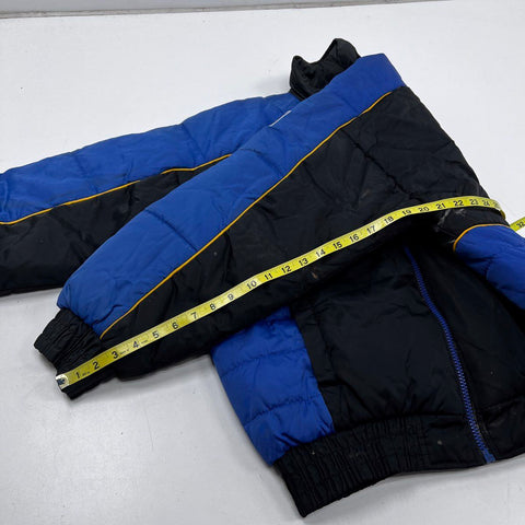 Vintage 90s Pro Player Men's St Louis Rams Puffer Jacket Blue Black Sz M