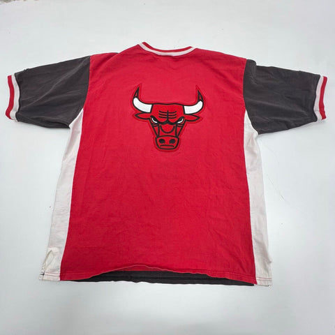 Vintage 90s Champion Chicago Bulls NBA Official Shooting Shirt Stitched Mens XL