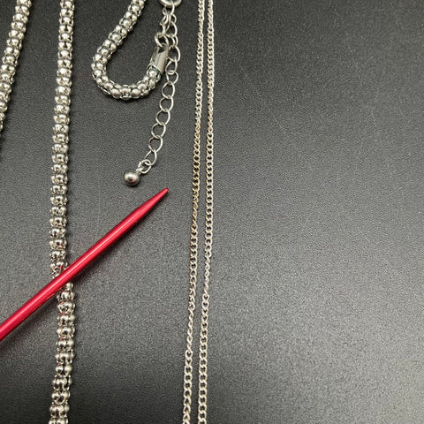 Silver Tone Jewelry Lot 9 Necklaces Boho Geometric Moon Heart Feather Tassel