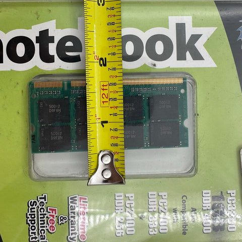 Vintage Centon 1GB DDR 400 PC3200 200-Pin SODIMM Notebook Memory NIB Sealed