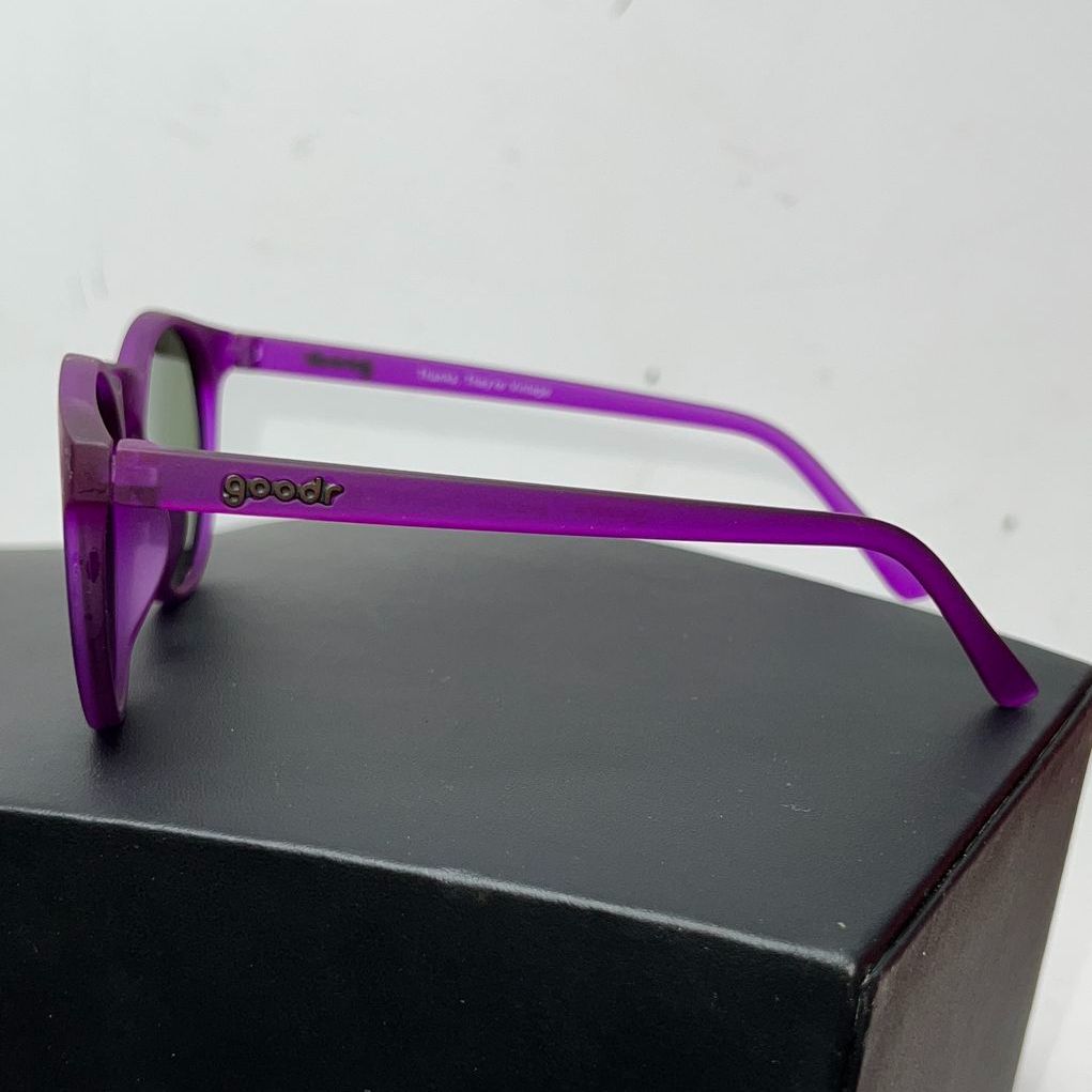 Goodr Purple Thanks, They're Vintage Sunglasses in Box