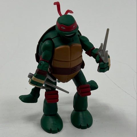 Raphael TMNT Playmates 2014 Nickelodeon Series 5 Inch Figure With 2 Sai
