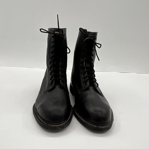 Vintage 1992 Wolverine US Military Issue Black Leather Combat Boots Size 12W