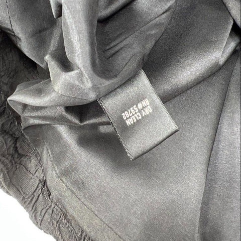 Adriana Papell NWT Textured Chain Belt Cocktail Dress Ruffle Hem Sz 12