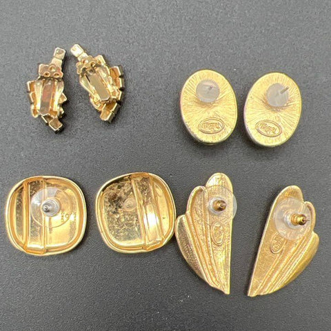 Vintage Patriotic Jewelry Lot of 20 Chicos Monet Trifari Necklaces Earrings