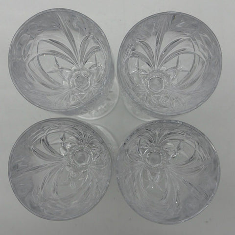 Marquis by Waterford Brookside Wine Glasses Set of 4 Clear Crystal 8.25 Inch
