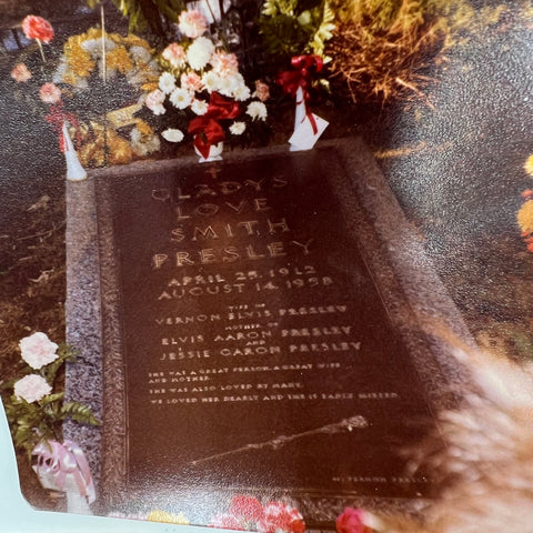 Vintage 1977 Pictures Of Graceland Elvis Grave Stone Home Rose Garden Lot of 17