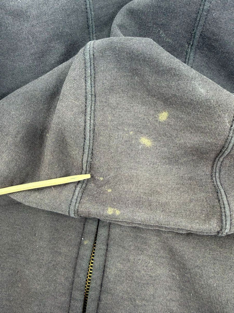 Carhartt J149 Thermal Lined Duck Active Jac Faded Black Hooded Jacket Mens L