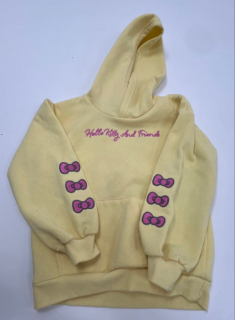 Sanrio Girls Hello Kitty & Friends Yellow Hoodie Sweatpants Set My Melody Sz 6