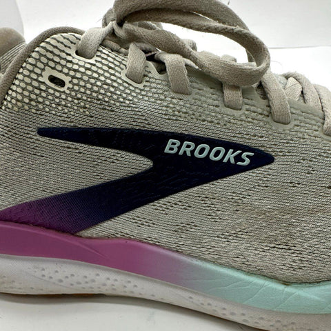 Brooks Ghost 16 Grey Purple Gradient Neutral Running Shoes Size 9