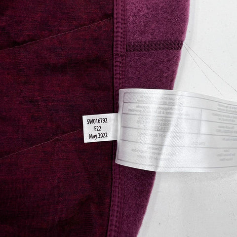 Smartwool Women's Smartloft Pull-On Skirt Black Cherry Quilted Sz XL NWT
