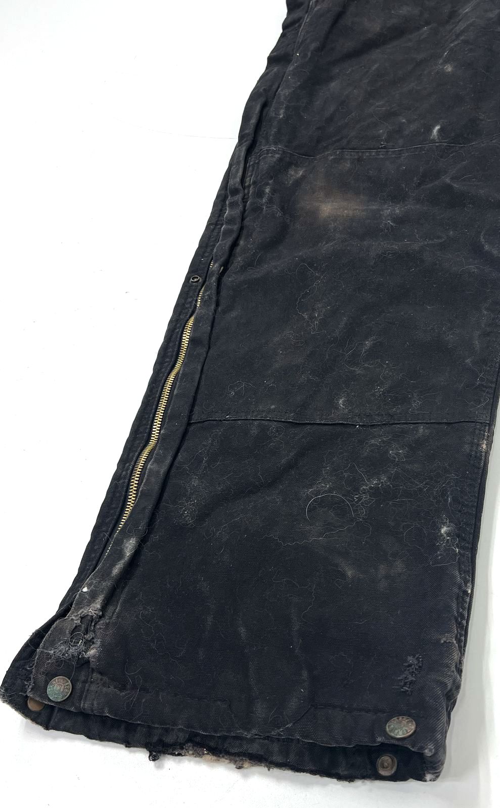 Berne Black Quilted Insulated Workwear Bib Overalls Men's Size XL
