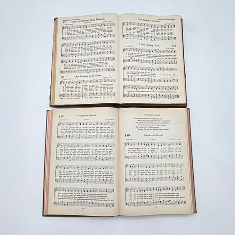 Vintage Religious Hymnal Lot 2 The Service Hymnal 1946 & The Psalter Hymnal