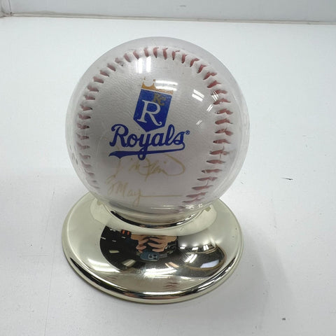 1993 KC Royals Gary Gaetti Jeff Cox Multi-Signed Team Autograph Baseball