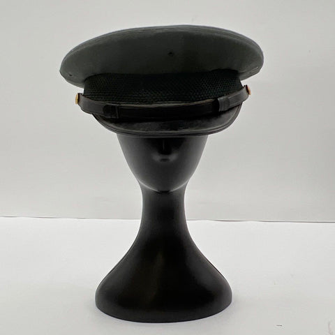 Vintage 70s US Army AG-44 Service Visor Cap Dress Green Hat Sz 7 1/8