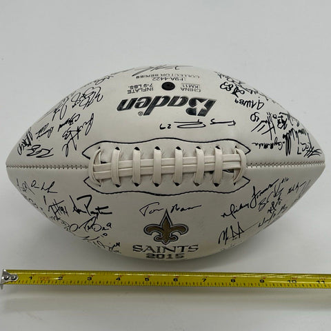 Baden NFL Football New Orleans Saints 2015 Facsimile Autograph Collector Series