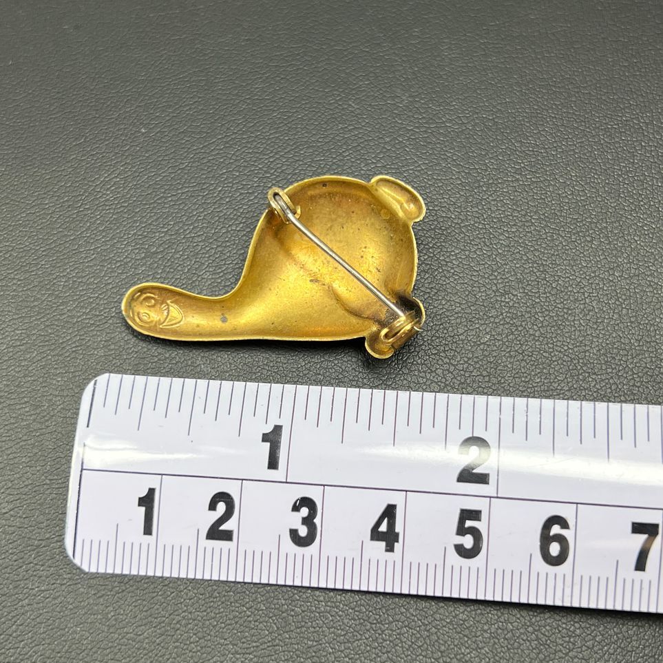 Vintage 1950s SHMOO Lil Abner Al Capp Comic Brass Plated Pin Brooch ...