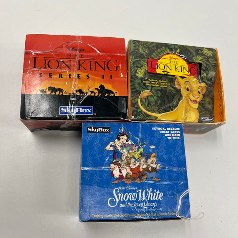 Disney The Lion King & Snow White Trading Card Lot Vintage 1990s SkyBox