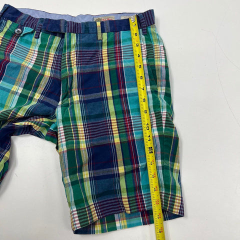 Polo Ralph Lauren Men's India Madras Plaid Classic Fit Shorts Multicolor Sz 30