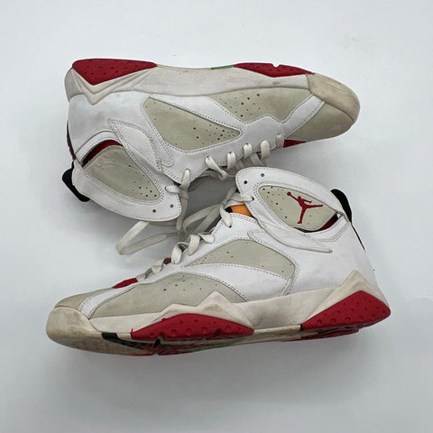 Nike Air Jordan 7 Retro Hare White Light Silver True Red Size 10