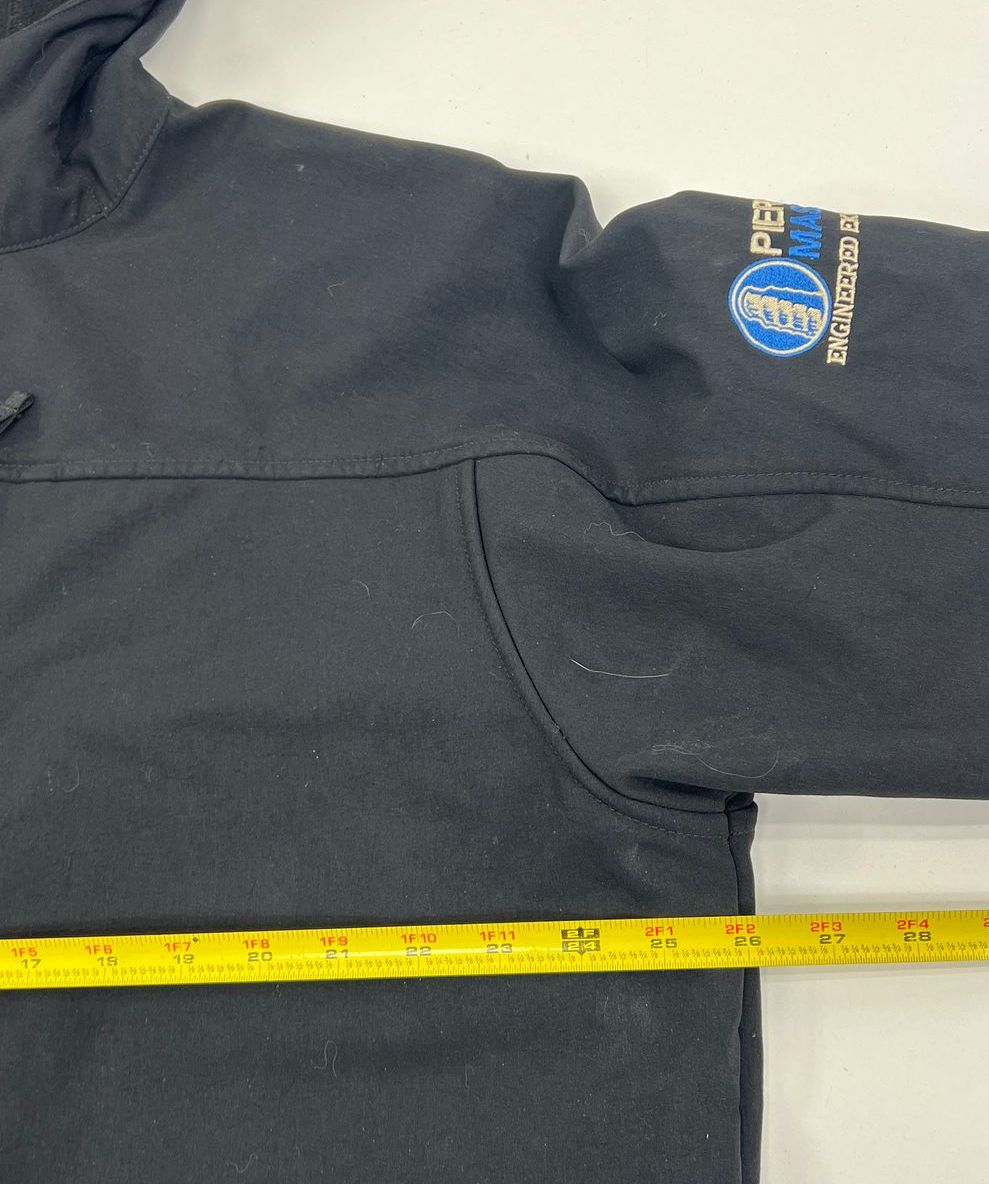 Men's Carhartt Black Soft Shell Full Zip Coat Jacket J682 BLK - Size XL