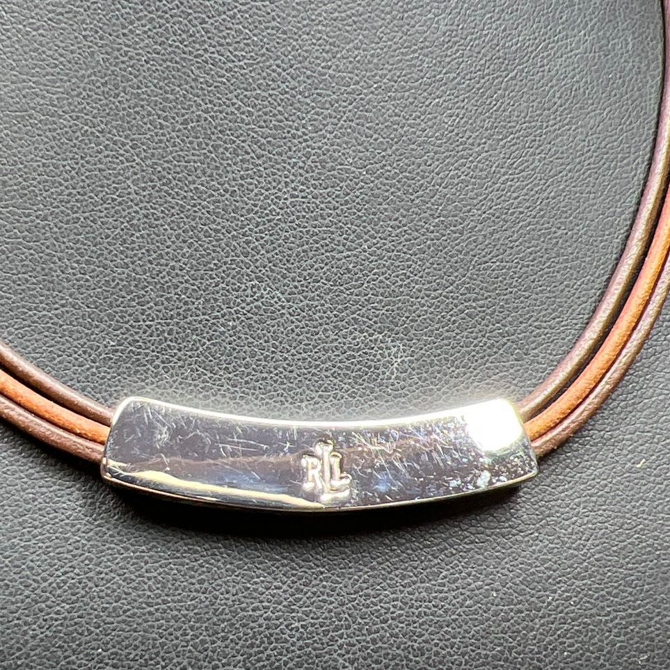 2 Ralph Lauren Leather Cord Necklaces