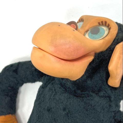 Vintage 1964 Mattel Chester O'Chimp Hand Puppet Plush Toy Made in USA